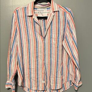 Frank & Eileen Multicolor Striped Shirt